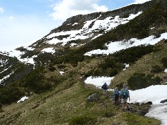 Au fond le col de Rombière