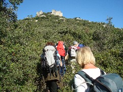 Chemin d'acès au chateau